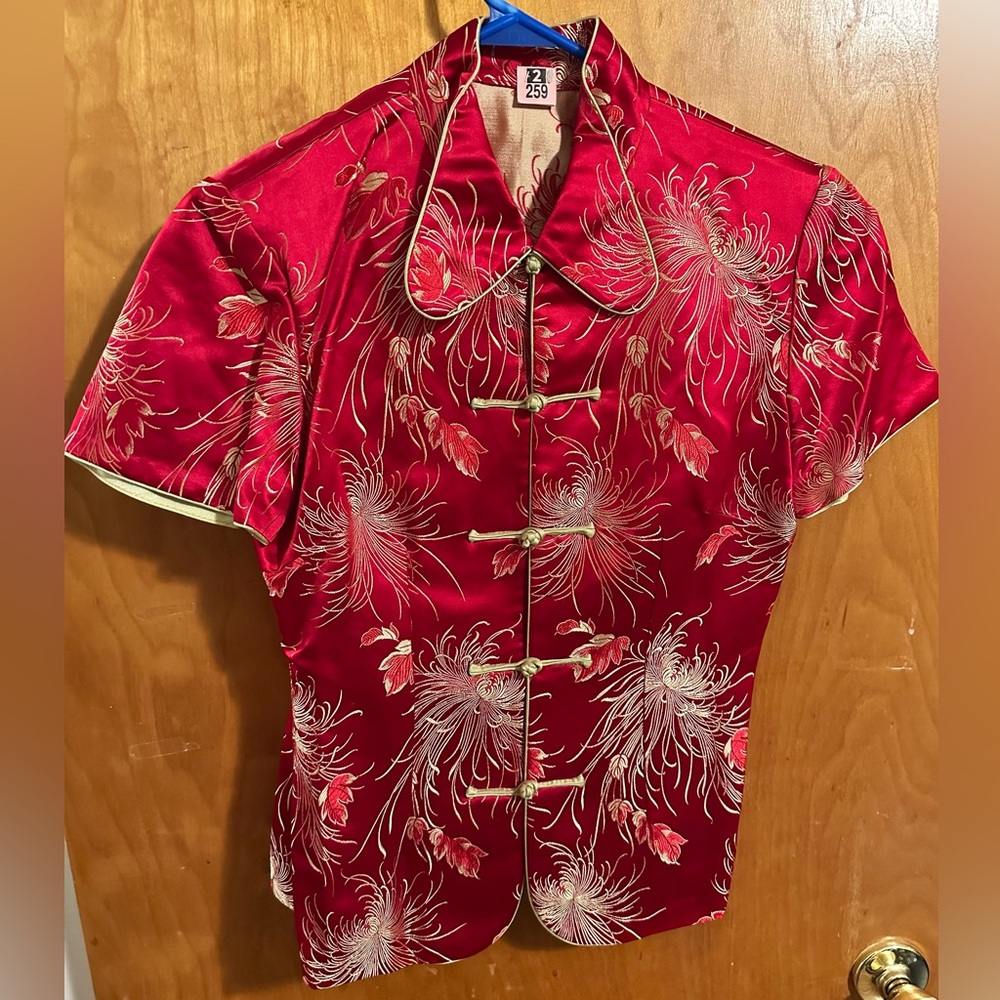 Vintage Chinese Silk Top